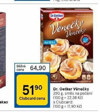 Tesco Dr. oetker věnečky nabídka