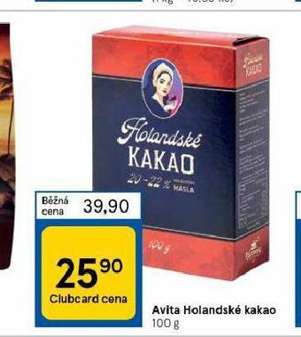 Tesco Avita holandské kakao nabídka
