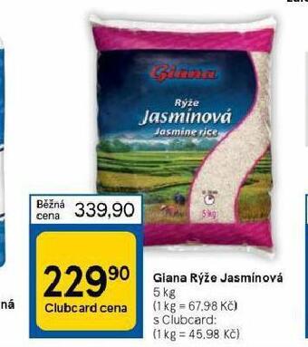 Tesco Giana rýže jasmínová nabídka
