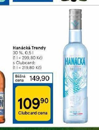 Tesco Hanácká trendy nabídka
