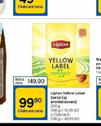 Tesco Lipton čaj nabídka