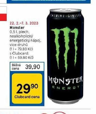 Tesco Monster nabídka