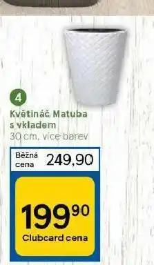 Tesco Květináč natuba s vkladem nabídka