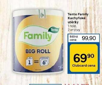 Tesco Tento kuchyňské utěrky nabídka