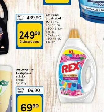 Tesco Rex prací prostředek nabídka
