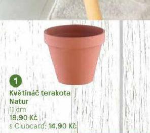 Tesco Květináč terakota natur nabídka