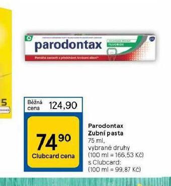 Tesco Parodontax zubní pasta nabídka