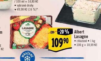 Albert Lasagne nabídka
