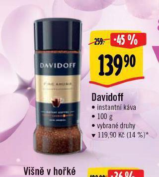 Albert Káva davidoff nabídka
