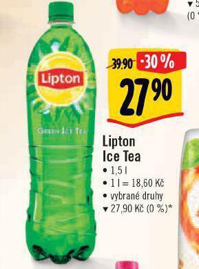 Albert Lipton ice tea nabídka