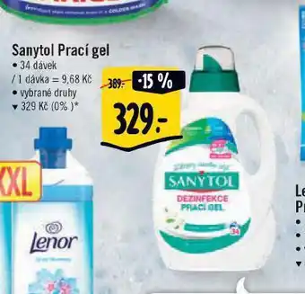 Albert Sanytol prací gel nabídka