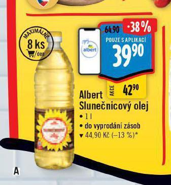 Albert Slunečnicový olej nabídka