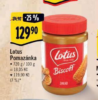 Albert Lotus pomazánka nabídka