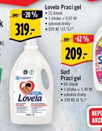 Albert Lovela prací gel nabídka
