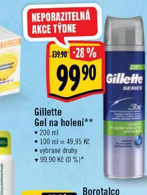 Albert Gillette gel na holení nabídka
