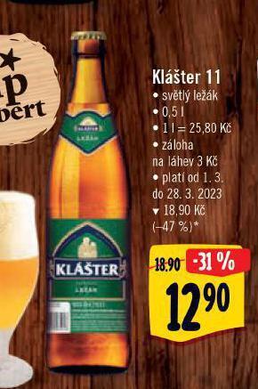 Albert Pivo klášter nabídka