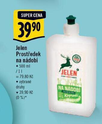 Albert Jelen prostředek na nádobí nabídka