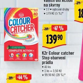 Albert K2r colour catcher stop obarvení prádla nabídka