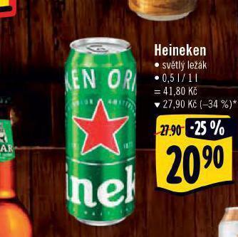 Albert Pivo heineken nabídka
