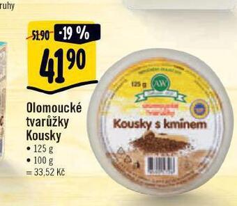 Albert Olomoucké tvarůžky nabídka