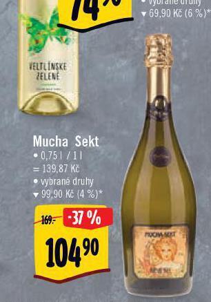 Albert Mucha sekt nabídka