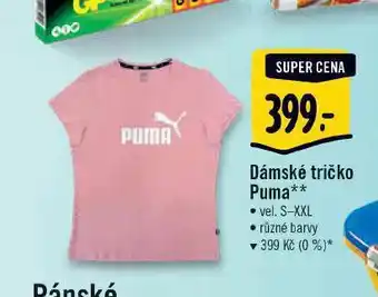 Albert Dámské tričko puma nabídka