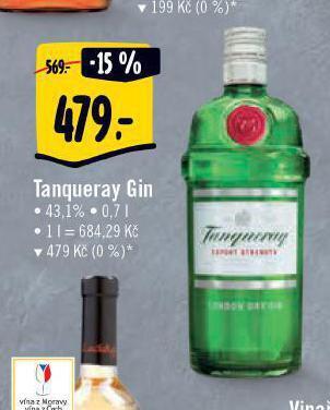 Albert Tanqueray gin nabídka