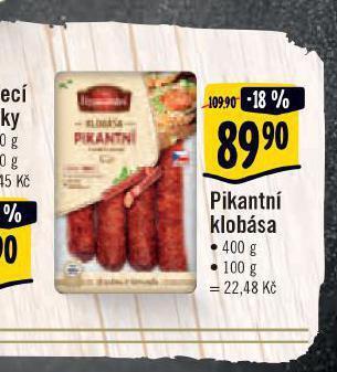 Albert Pikantní klobása nabídka