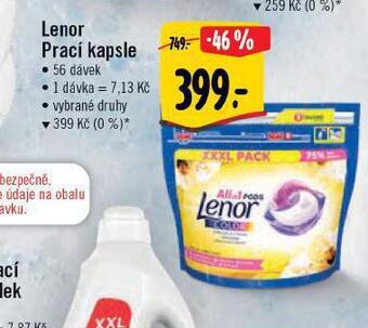 Albert Lenor prací kapsle nabídka