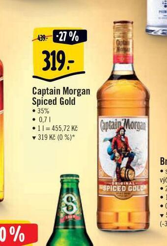 Albert Captain morgan spiced gold nabídka