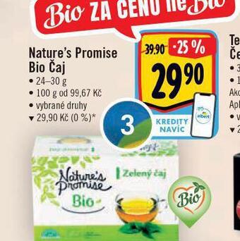 Albert Bio čaj nabídka