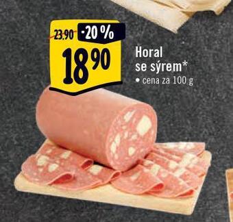 Albert Horal se sýrem nabídka