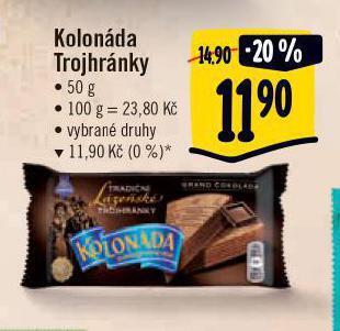 Albert Kolonáda trojhránky nabídka