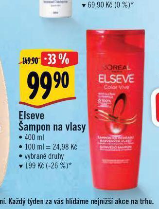 Albert Elseve šampon nabídka