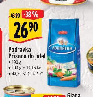 Albert Podravka přísada do jídel nabídka