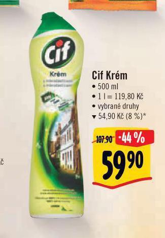 Albert Cif krém nabídka