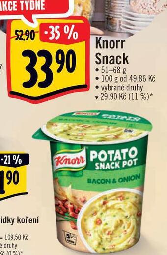 Albert Knorr snack nabídka