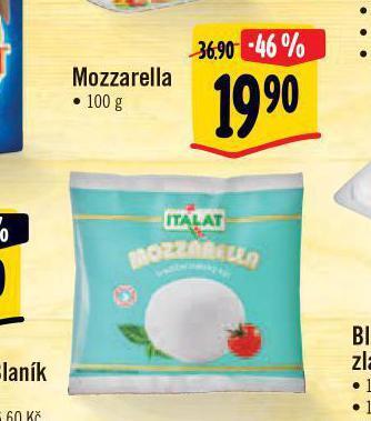 Albert Mozzarella sýr nabídka
