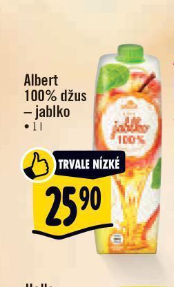Albert 100% džus jablko nabídka