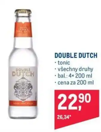 Makro Double dutch Tonic 200ml nabídka