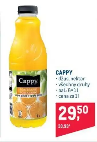 Makro Cappy Džus, nektar 1l nabídka