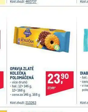 Opavia zlaté kolečka plomáčená