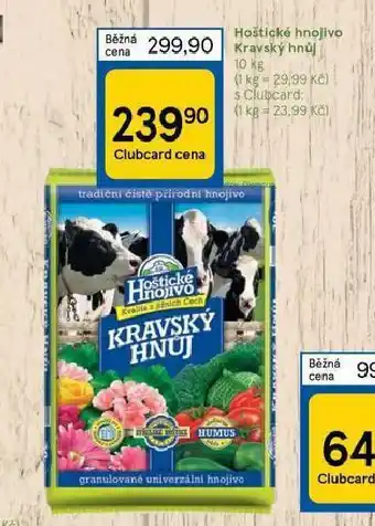 Tesco Hoštické hnojivo kravský hnůj nabídka