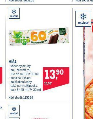 Makro Míša nabídka