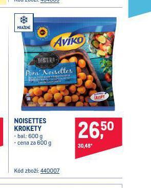 Makro Noisettes krokety nabídka
