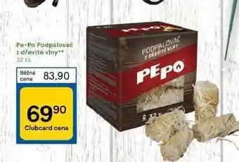 Tesco Pe-po podpalovač z dřevité vlny nabídka