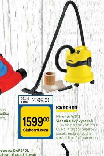 Tesco Kärcher víceúčelový vysavač nabídka