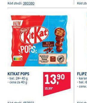 Makro Kitkat pops nabídka