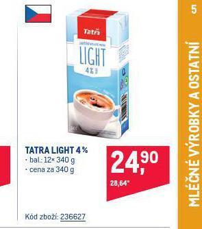 Makro Tatra light 4% nabídka