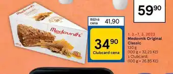 Tesco Medovník original classic 130 g nabídka